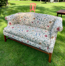 Load image into Gallery viewer, Crewel Work Settee For the Home