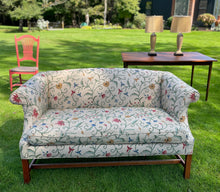 Load image into Gallery viewer, Crewel Work Settee For the Home