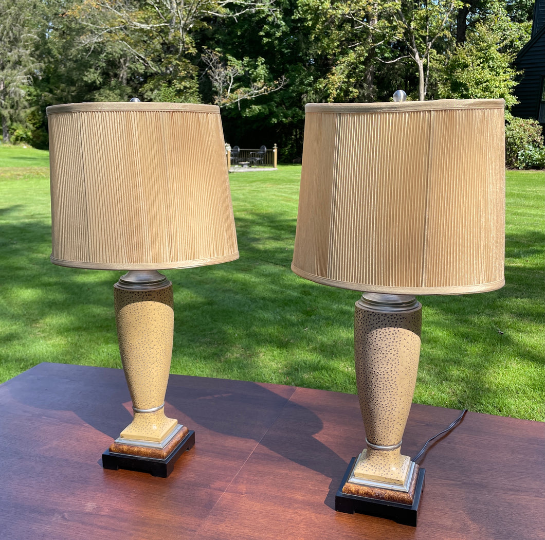 Vintage Lamps, Matched Set